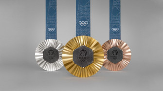 All About Paris Olympics Medals Featuring Chunks Of Eiffel Tower