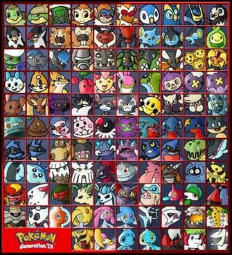 Pictures Of Every Pokemon Widescreen HD Wallpaper