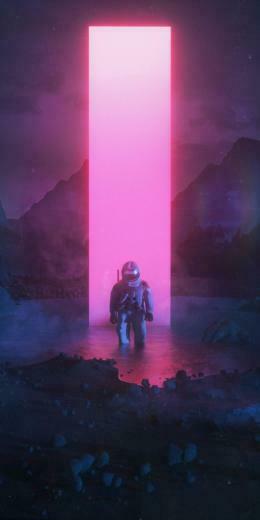 Nat On The Hermit In Space Illustration Astronaut