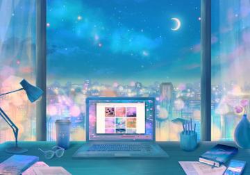 Late Night Study Vibes W Music My Shop Sugarmints Art