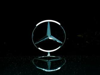 Mercedes In Light Rain HD Desktop Wallpaper