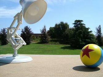 Pixar Disney Company Lamps Statues HD Wallpaper Companies Brands