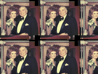 Ernest Borgnine And Wife Tova Oh Those Beautiful Smiles Wallpaper