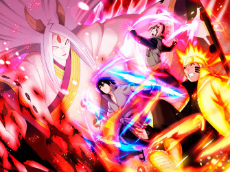 New Team Naruto Vs Kaguya Otsutsuki By Dp1757