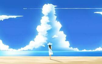 Beach Animated Wallpaper Girl Anime