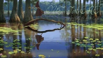 Aurora On Princess And The Frog Background Disney Fan Art