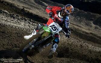 Kawasaki Dirt Bike Wallpaper Image