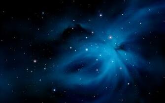 Blue Nebulae Wallpaper Stock Photos