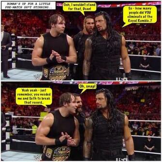 Dean Ambrose Seth Rollins Roman Reigns Credit Jen Net