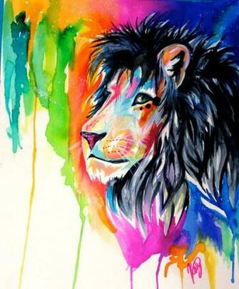 Rainbow Lion By Lucky978