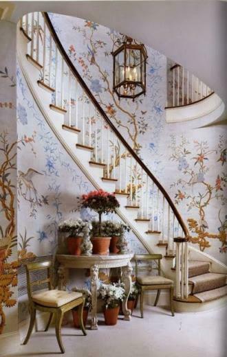 Gracie Silk Chinoiserie Wallpaper Scafide Project