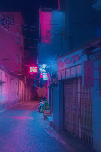 Blue And Pink Aesthetic Neon Wallpaper