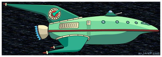 Planet Express Spaceship By Javoec