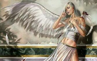 Labels Angel Desktop Wallpaper