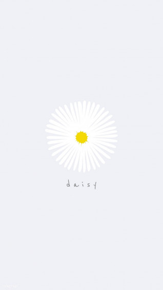 White Flower iPhone Wallpaper