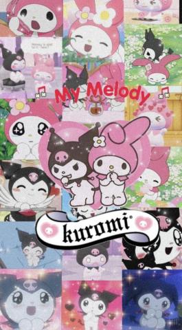 Kuromi And My Melody Lock Screen Wallpaper Hello