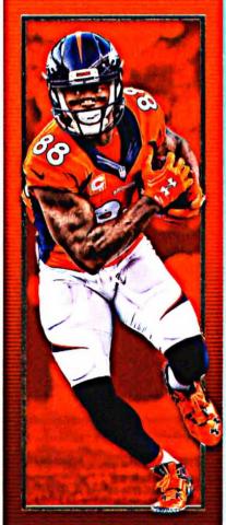 Orange Demaryius Thomas Wallpaper Sun