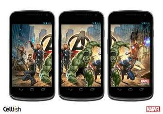 Cellfish Marvel S The Avengers Live Wallpaper Android App Reaches