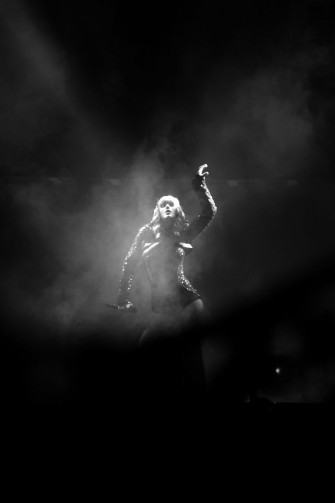 Taylor Swift Performs Onstage During The Reputation