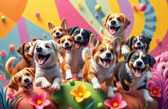 Cool 3d Wallpaper HD Dogs