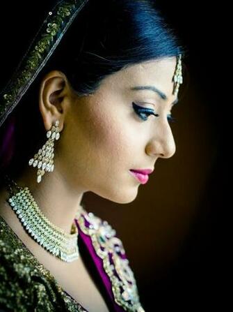 Indian Bride Black Background