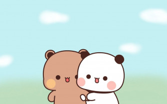 Maricruz On Bear And Panda Kartu Lucu Ilustrasi Kartun