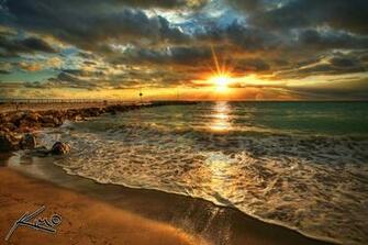 3d Sunrise Nature Wallpaper Desktop