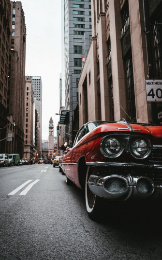 Wallpaper Car City Street Metropolis Old