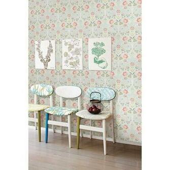 Sky Nouveau Floral Willow Kismet Wallpaper By A Street Prints
