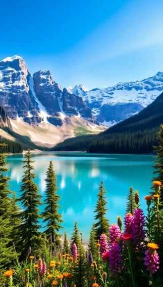 4k HD Moraine Lake Wallpaper