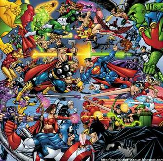 The Jla Vs Avengers Justice League Fan Art