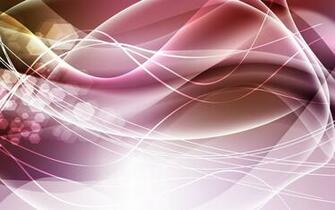 Abstract Waves Light Pink Wallpaper