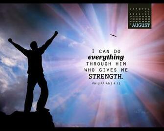 Wallpaper August Bible Verse Calendar Desktop