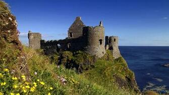 Wallpaper Dunluce Castle Ireland X
