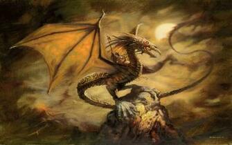Wallpaper Dragon Perch HD Desktop