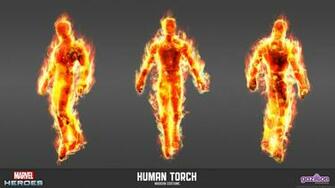 Human Torch Wallpaper