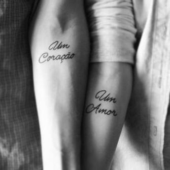Matching Tattoos For Couples Quotes
