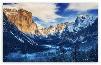 Yellowstone National Park Winter HD Wallpaper For Standard