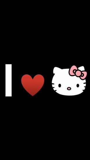Hello Wallpaper Love You Kitty I