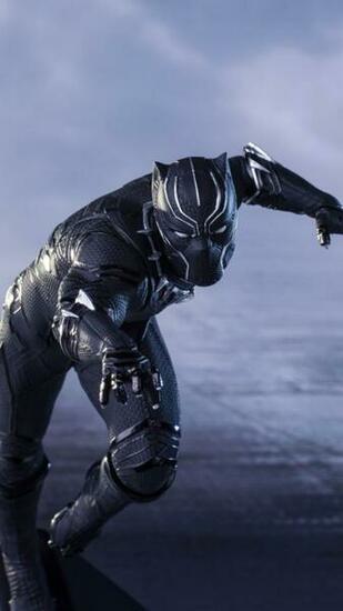 Wallpaper Black Panther Superhero Captain America Civil