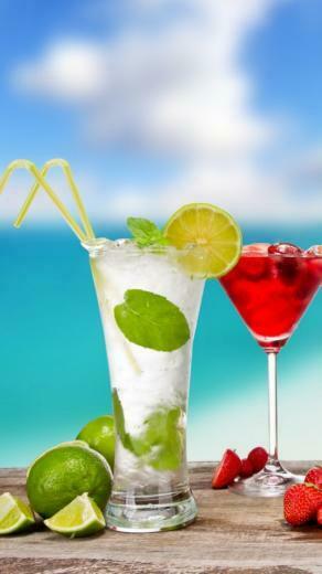 Summer Iced Lemonade Wallpaper iPhone