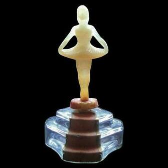 Rare 40s Vintage Gay Whirl Ballerina Ballet Dancer Perfume Bottle Babs