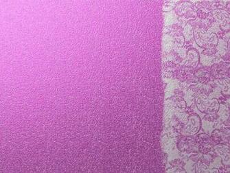 Hot Pink Lace Wallpaper Metallic