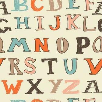 Alphabet Soup Removable Wallpaper Walls And Fabric Pi