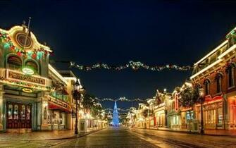 Christmas Scenery HD Desktop Wallpaper