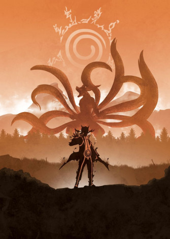 N Link Poster By Sooru Displate Naruto Uzumaki Art Wallpaper
