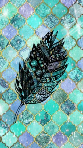 Vintage Feather Wallpaper Image
