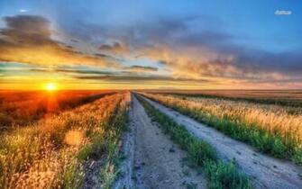 Sunset In Montana Wallpaper Nature