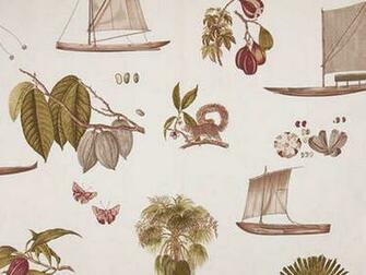Printed Fabric Oasis Boussac Collection By Pierre Frey