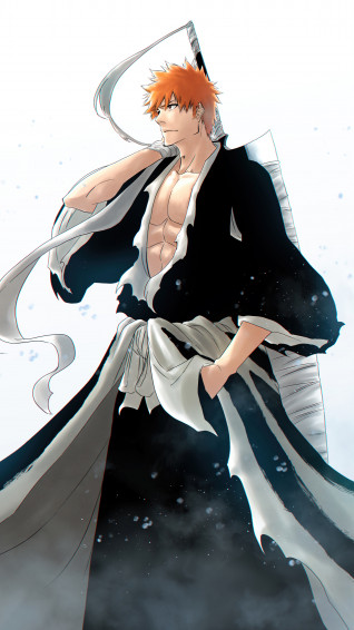 Bleach Tybw Ichigo Rukia Renji Orihime 4k Wallpaper iPhone HD